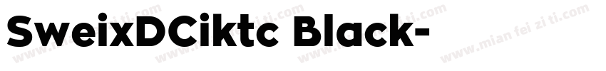SweixDCiktc Black字体转换